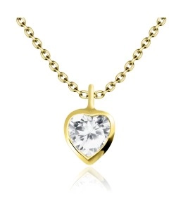 Gold Plated Necklaces Silver SPE-1380-4-GP